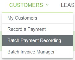 Batch Payment Recording